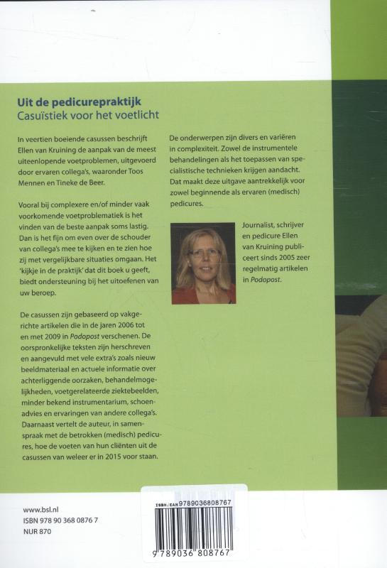 Achterkant van Uit de pedicurepraktijk