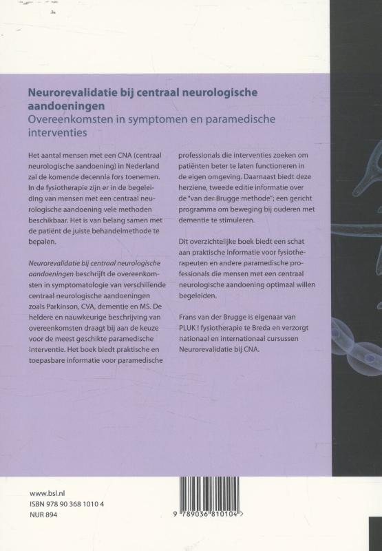 Achterkant van Neurorevalidatie bij centraal neurologische aandoeningen