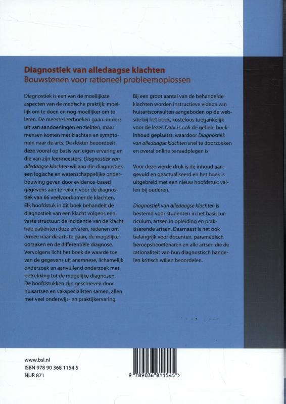 Achterkant van Diagnostiek van alledaagse klachten