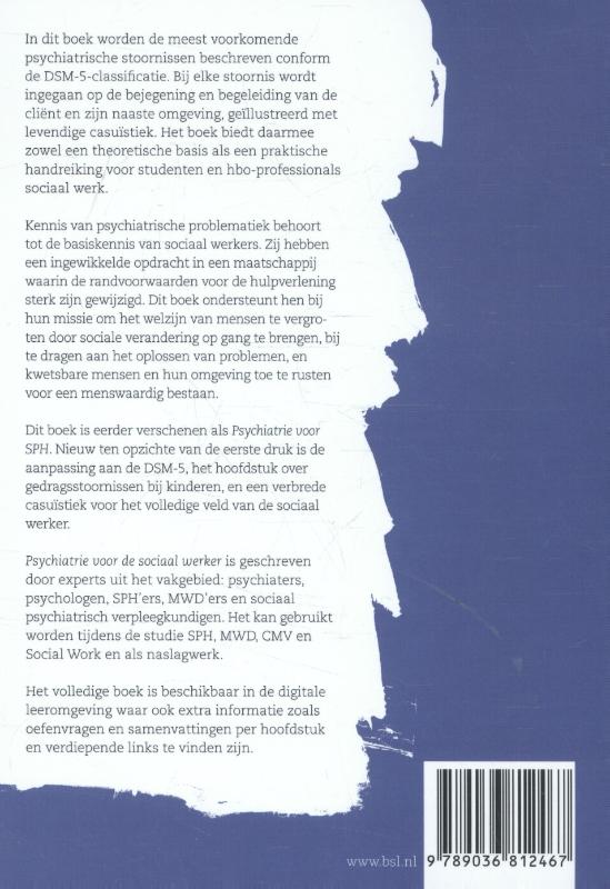 Achterkant van Psychiatrie voor de sociaal werker