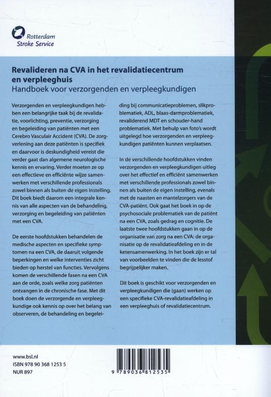 Achterkant van Revalideren na CVA in het revalidatiecentrum en verpleeghuis