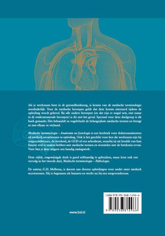 Achterkant van Medische terminologie