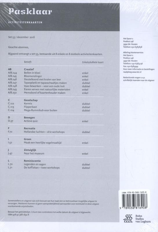 Achterkant van Pasklaar activiteitenkaarten set 53
