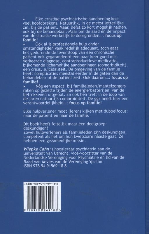 Achterkant van Focus op familie