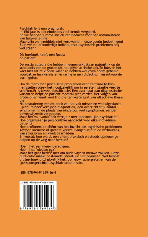 Achterkant van Innovatief leerboek persoonlijke psychiatrie