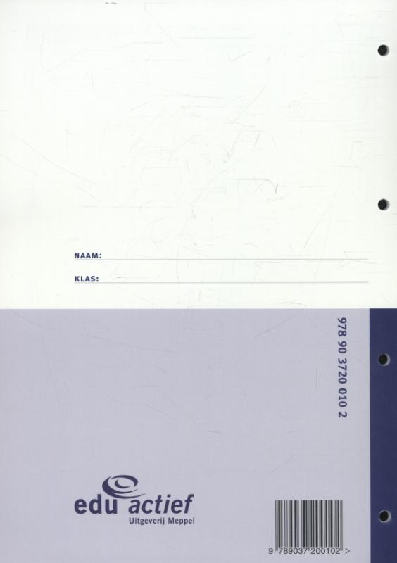 Achterkant van instructie-/werkboek dl 2