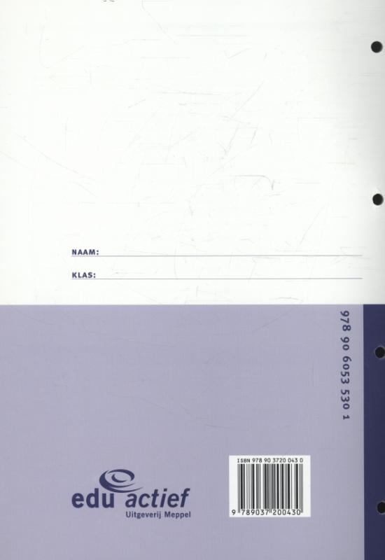 Achterkant van instructie-/werkboek 2