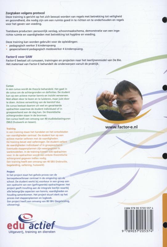 Achterkant van Training werkboek