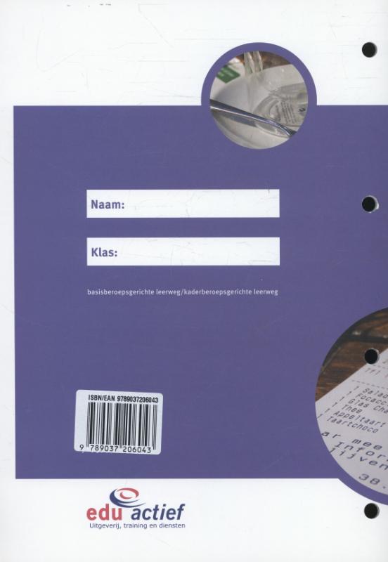 Achterkant van Werkboek