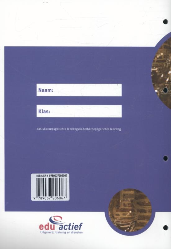 Achterkant van Werkboek