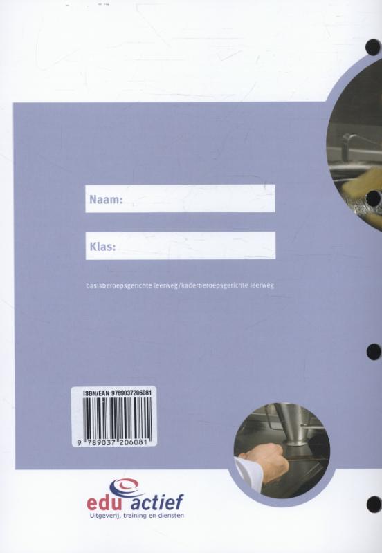 Achterkant van Werkboek