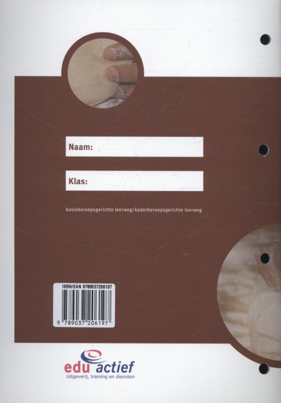 Achterkant van Werkboek kleinbrood II