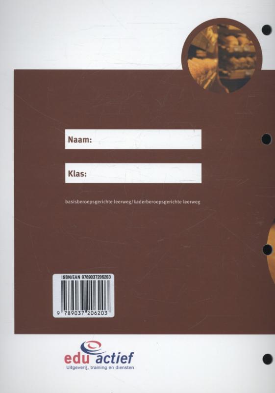 Achterkant van Werkboek grootbrood