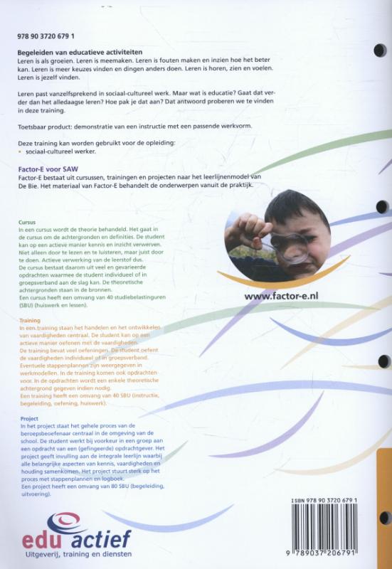 Achterkant van Training werkboek