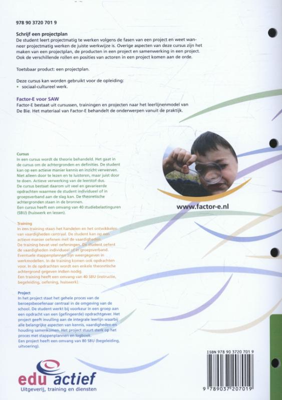 Achterkant van Cursus