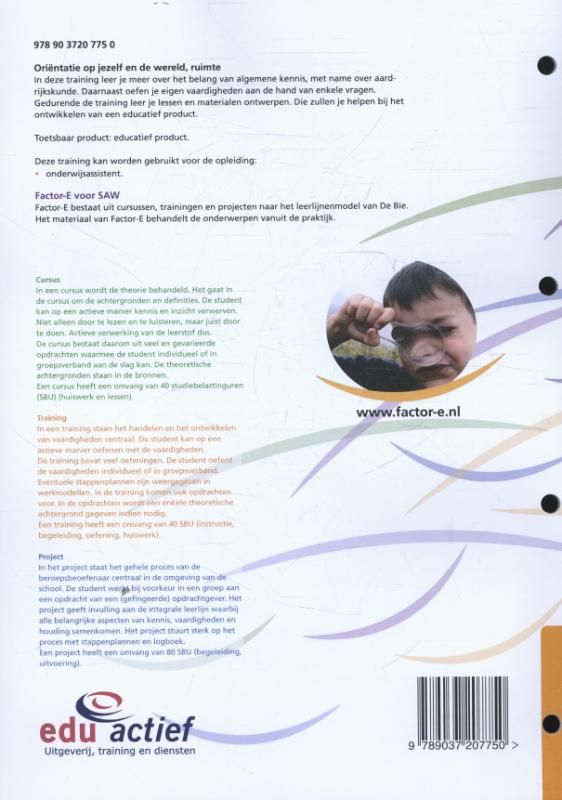 Achterkant van Training