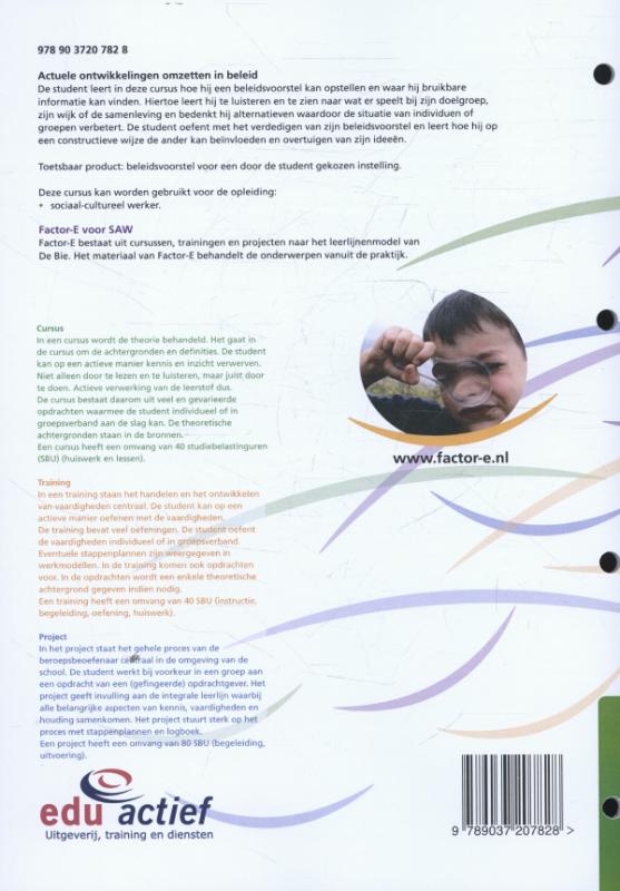 Achterkant van Cursus