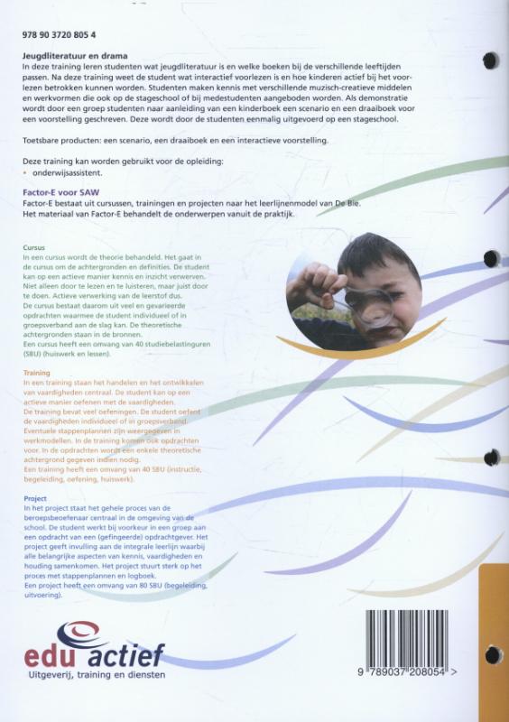 Achterkant van Training