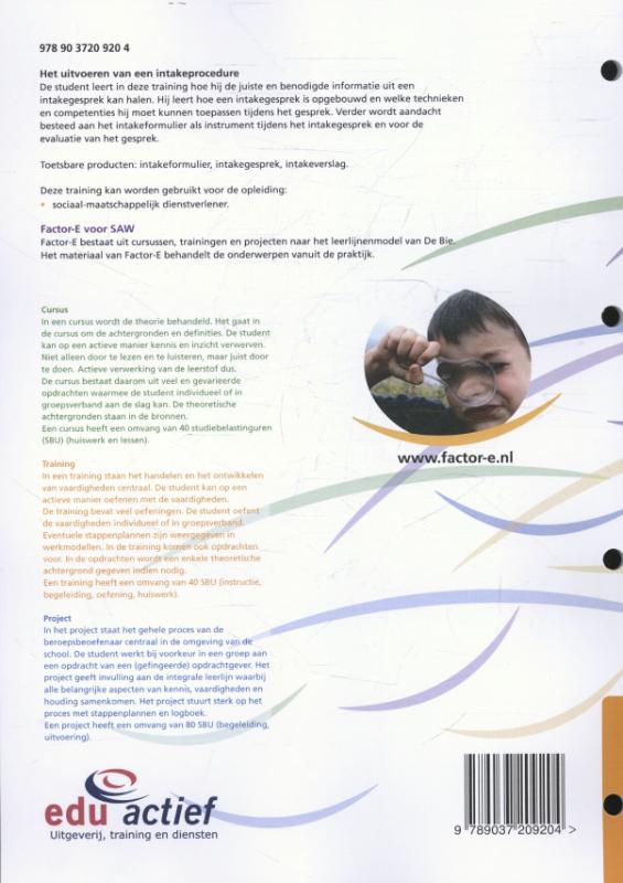 Achterkant van Training