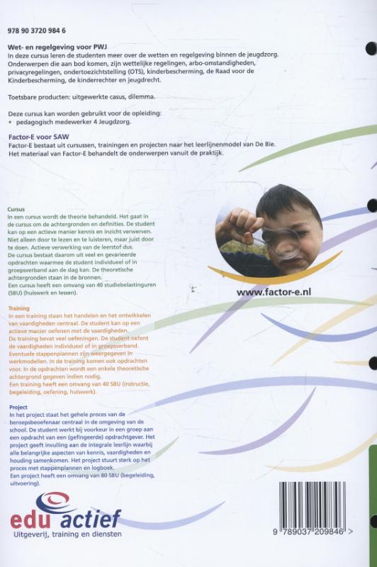 Achterkant van Cursus