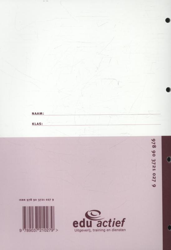 Achterkant van partie-werkboek