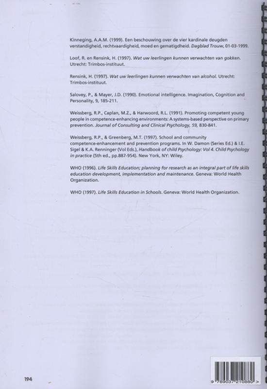 Achterkant van Docentenhandleiding