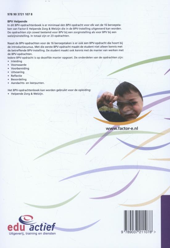 Achterkant van BPV helpende