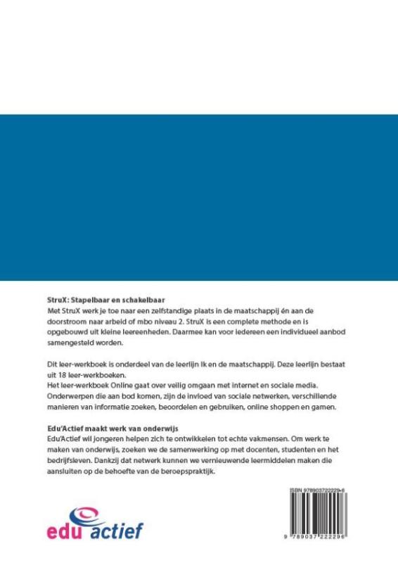 Achterkant van Ik en de maatschappij