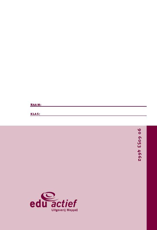 Achterkant van Instructie-/ werkboek