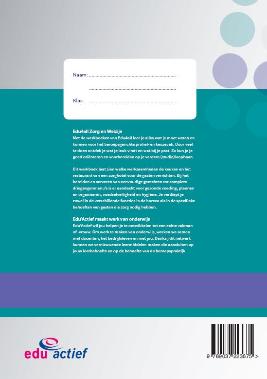 Achterkant van module mens en gezondheid