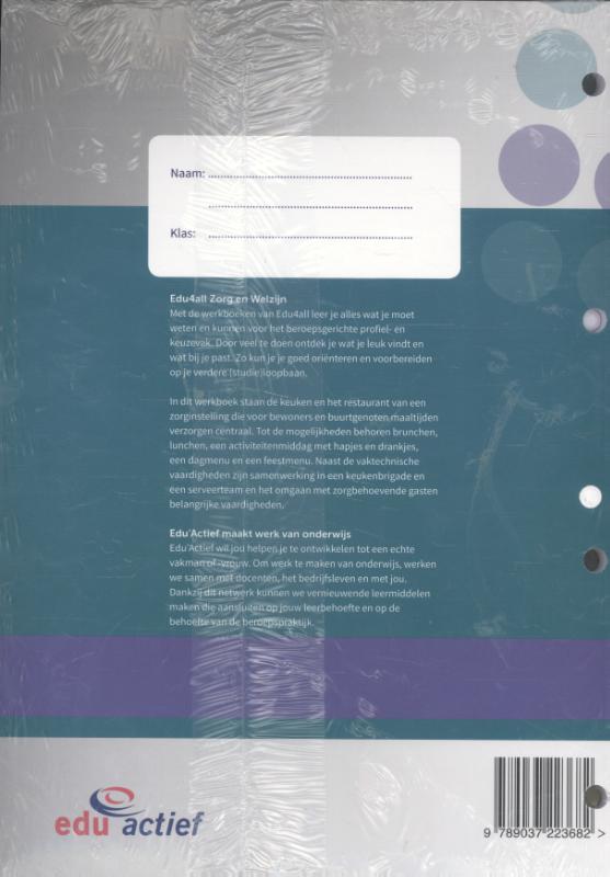 Achterkant van module mens en gezondheid