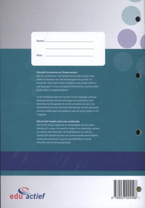 Achterkant van module Logistiek