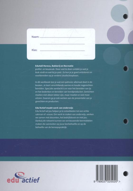 Achterkant van Werkboek