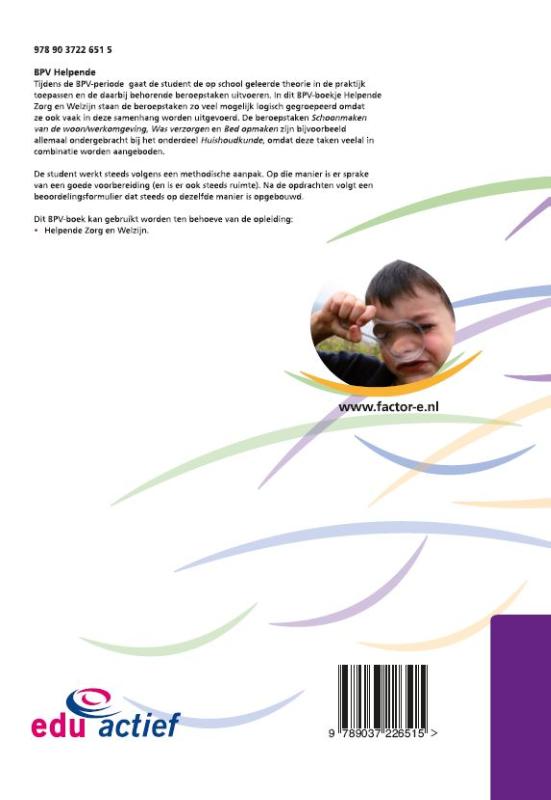Achterkant van BPV helpende