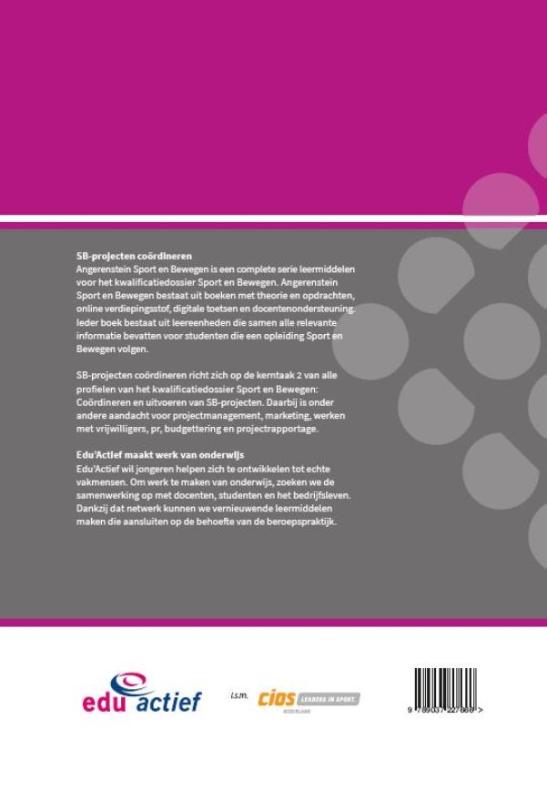 Achterkant van SB projecten coordineren