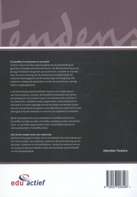 Achterkant van theorieboek