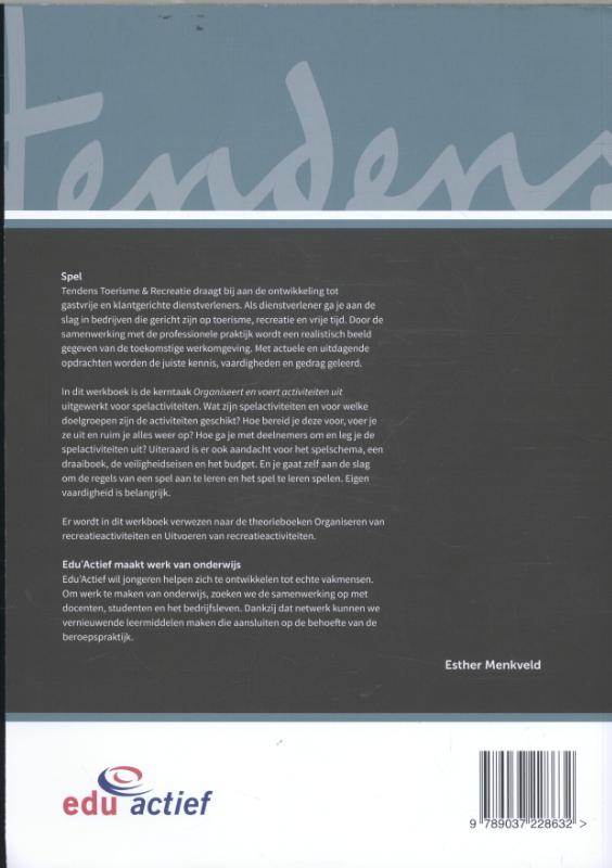 Achterkant van Werkboek