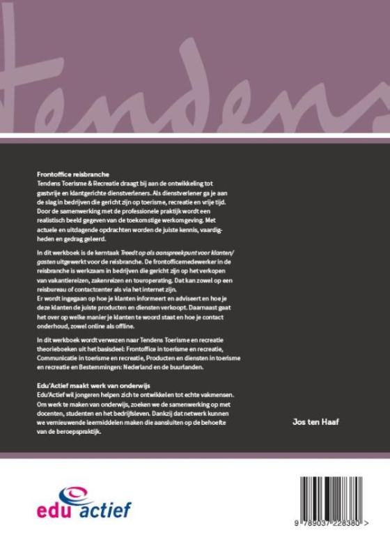 Achterkant van werkboek