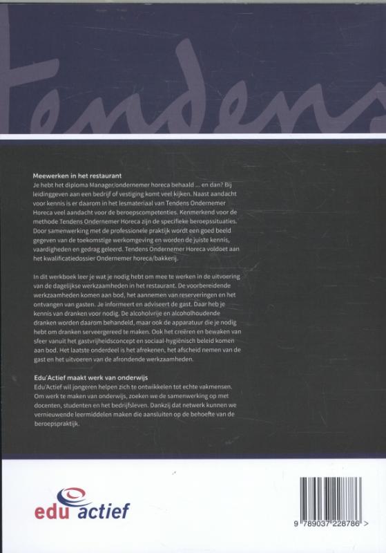 Achterkant van Werkboek