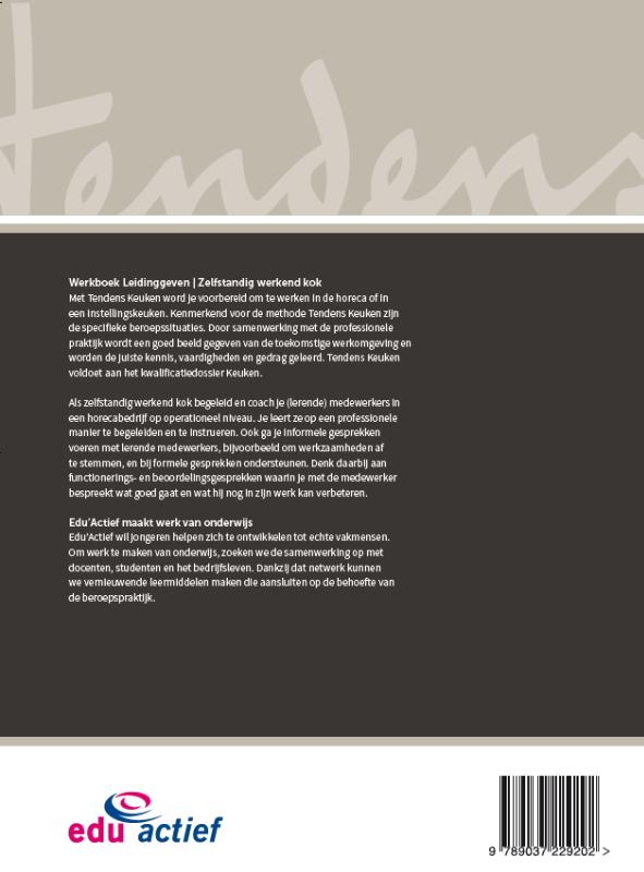 Achterkant van Werkboek