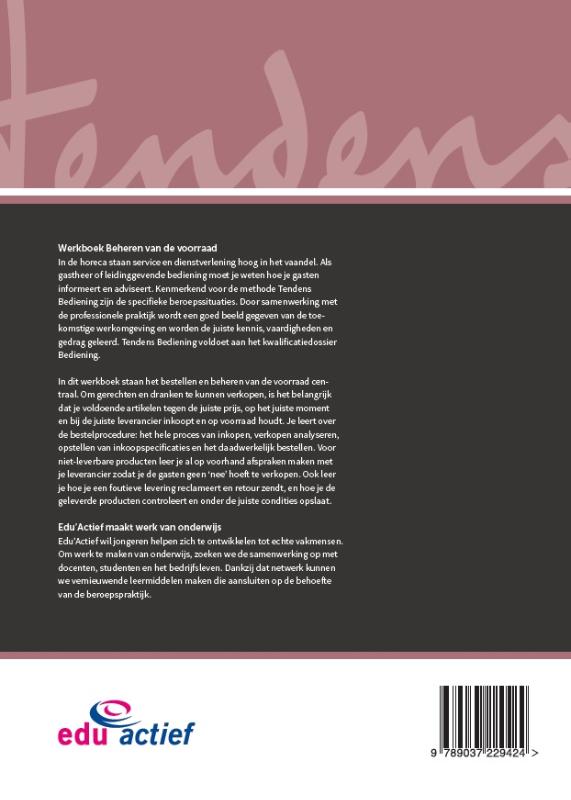 Achterkant van Werkboek