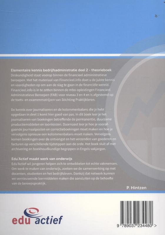 Achterkant van 2 Theorieboek