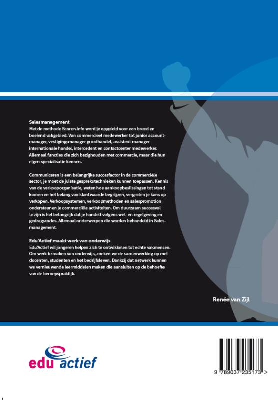 Achterkant van Salesmanagement