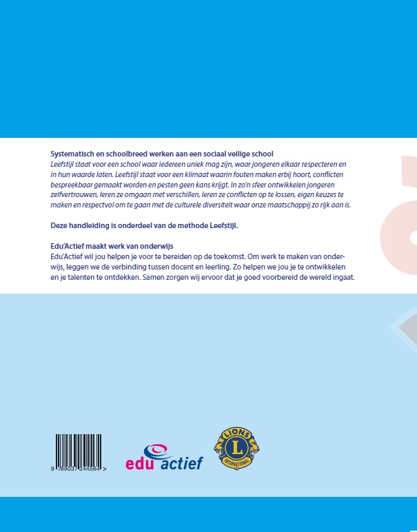 Achterkant van docentenhandleiding