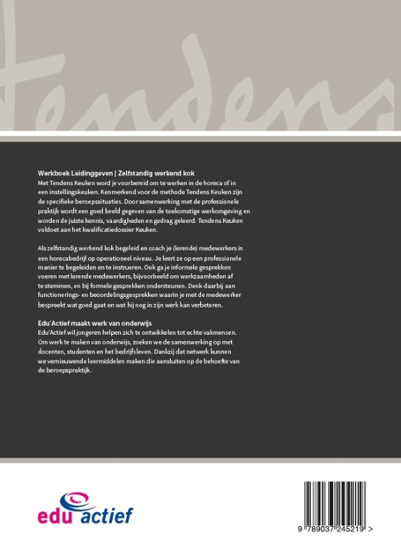Achterkant van werkboek