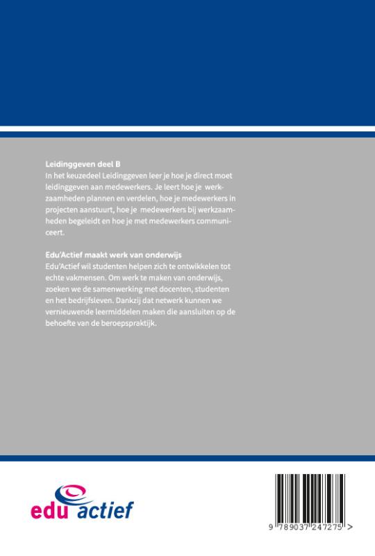 Achterkant van deel B
