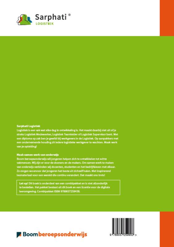 Achterkant van Ontvangst en opslag (niveau 2/3) folio