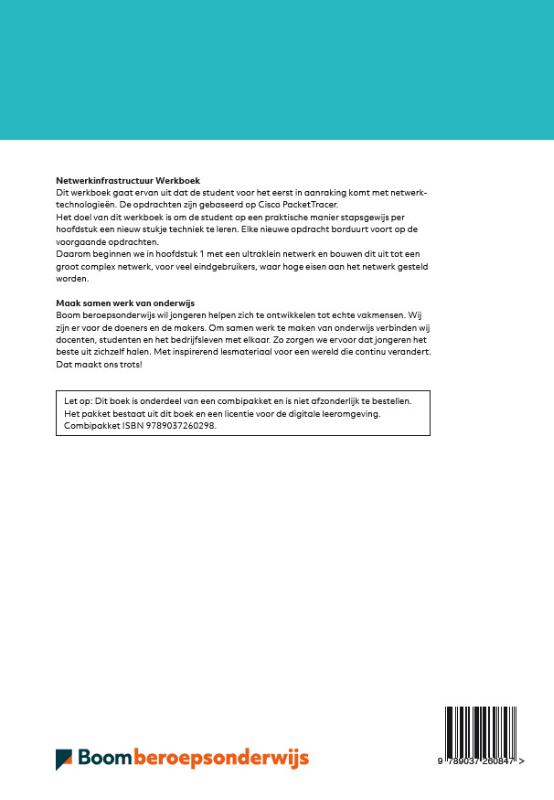 Achterkant van Werkboek