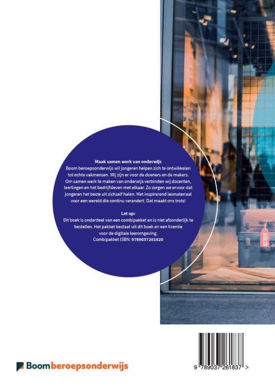 Achterkant van Presentatie en styling | folio