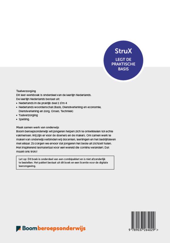 Achterkant van Nederlands Taalverzorging | combipakket